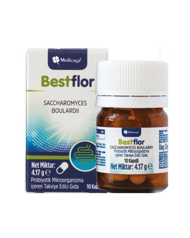 Bestflor Probiyotik Mikroorganizma İçeren Takviye Edici Gıda 10 Kapsül - 1