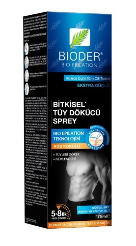 Bioder Erkekler İçin Bitkisel Tüy Dökücü Sprey 175 ml - Bioder