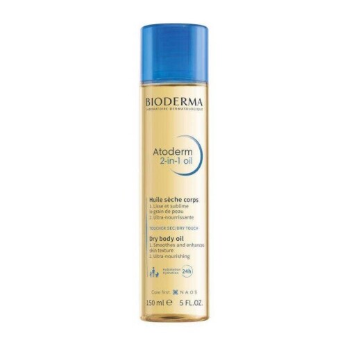 Bioderma Atoderm 2-in 1 Body Oil - Çatlak Önleyici Nemlendirici Bakım Yağı 150ml - Bioderma
