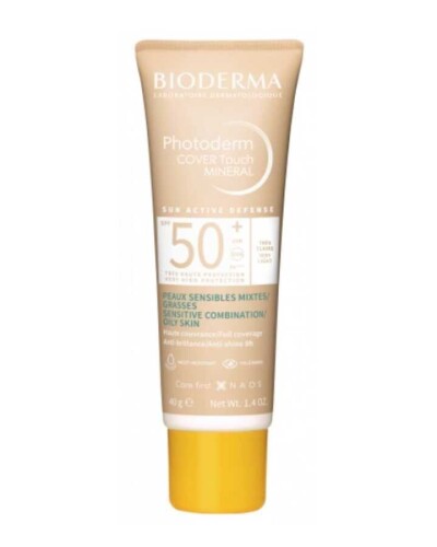 Bioderma Photoderm Cover Touch Mineral Spf50+ 40 gr - Very Light - 1