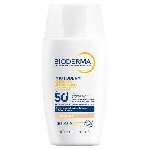 Bioderma Photoderm XDefense Spf50+ Tüm Cilt Tipleri İçin Renkli Güneş Kremi 40 ml - Very Light - Bioderma