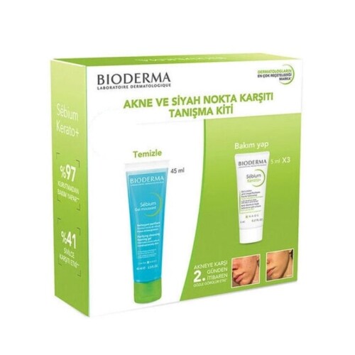 Bioderma Sebium Düzensiz Ciltler ve Siyah Nokta Karşıtı Tanışma Kiti - 1