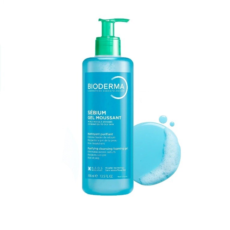Bioderma Sebium Foaming Cilt Temizleme Jeli 400 ml - 1