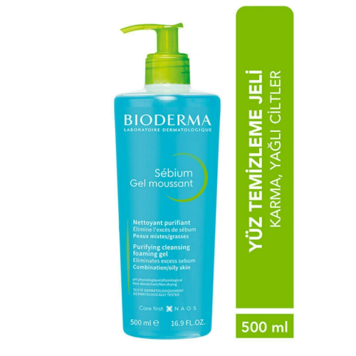 Bioderma Sebium Foaming Temizleme Jeli 500 ml - 2