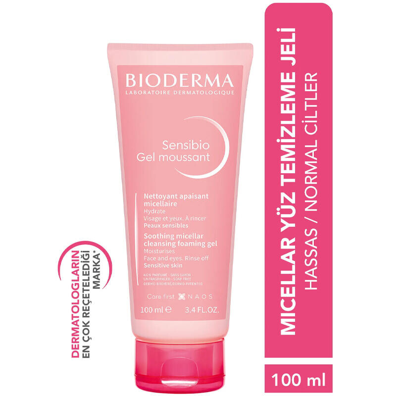 Bioderma Sensibio Foaming Gel Hassas Ciltler İçin Temizleyici Jel 100 ml - 2