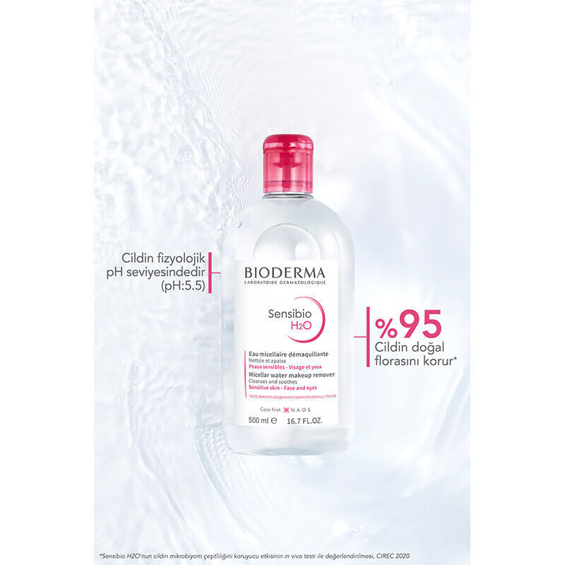 Bioderma Sensibio H2O Yüz ve Makyaj Temizleme Suyu 850ml - 3