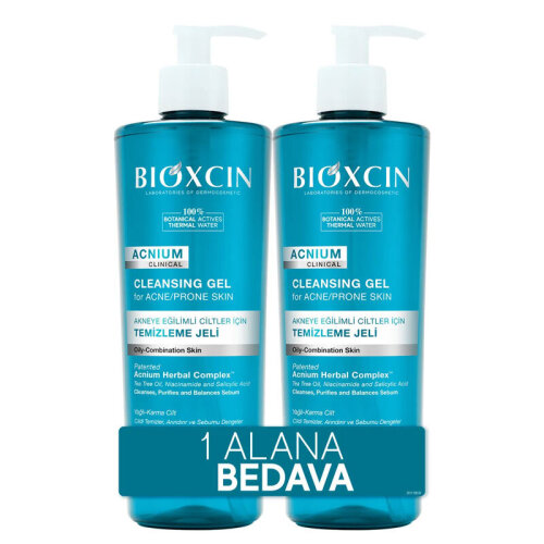 Bioxcin Acnium Jel 500 Ml 1 Alana 1 Hediye - Bioxcin