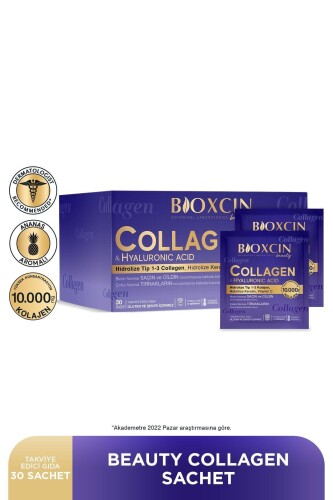Bioxcin Beauty Collagen Hyaluronic Acid 30 Saşe - 2