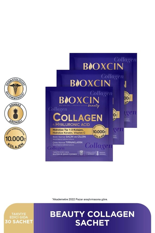 Bioxcin Beauty Collagen Hyaluronic Acid 30 Saşe - 3