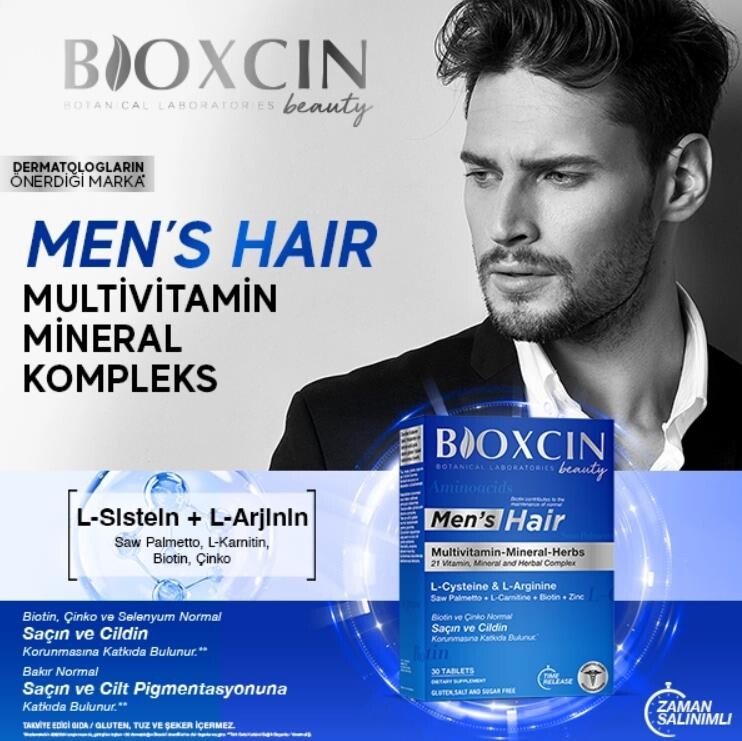 Bioxcin Beauty Men's Hair 30 Tablet - 3