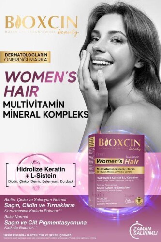 Bioxcin Beauty Women's Hair 30 Tablet - 3