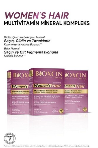 Bioxcin Beauty Women's Hair 30 Tablet - 4