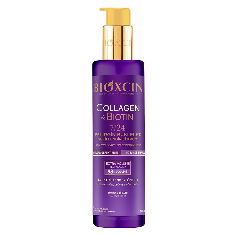 Bioxcin Collagen Biotin Şekillendirici Saç Bakım Kremi 200 ml - 1