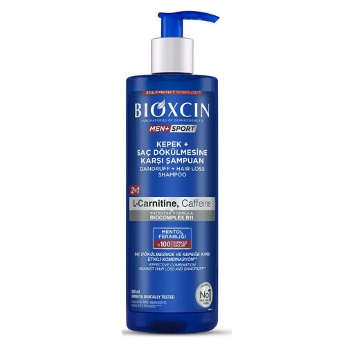 Bioxcin Men Sport Kepek ve Dökülme Karşıtı Şampuan 500 ml - Bioxcin
