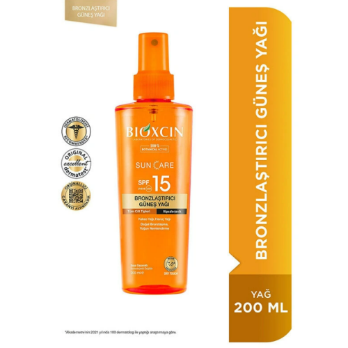 Bioxcin Sun Care Bronzlaştırıcı Güneş Yağı SPF15 200 ml - 2