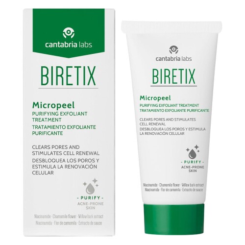 Biretix Micropeel Yüz Temizleyici Jel 50 ml - cantabria labs