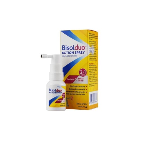 Bisolduo Action 2'si1 Arada Boğaz Spreyi 20ml - Sanofi