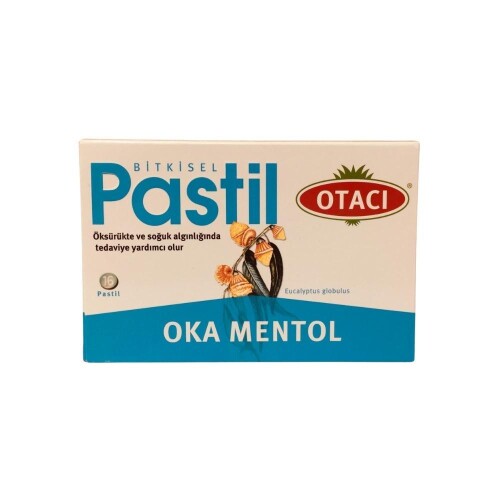 Bitkisel Pastil Oka Mentol İçeren Takviye Edici Gıda 16 Pastil - Otacı