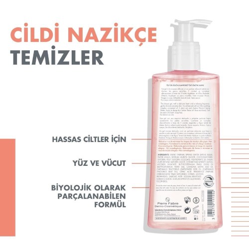 Avene Body Hassas Ciltler için Duş Jeli 500 ml - 3