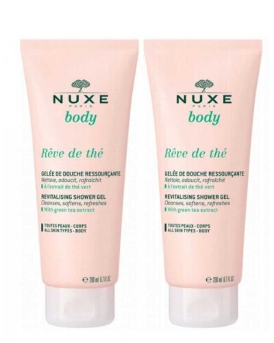 Body Reve De The Revitalising Shower Gel Duş Jeli 200 ml 2.%50 İndirimli İkili Paket - Nuxe