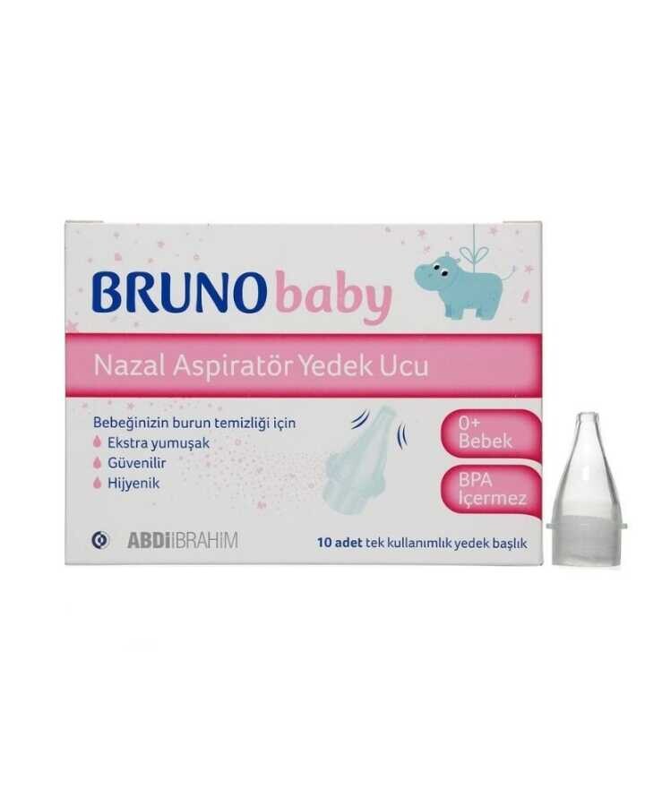 Bruno Baby Nazal Aspiratör Yedek Uç 10'lu - 1