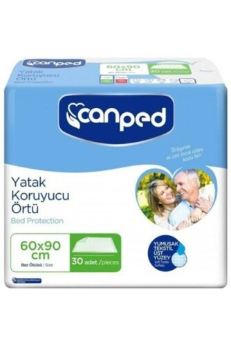 Canped Yatak Koruyucu Örtü 60x90 Cm 30 Adet - Canped