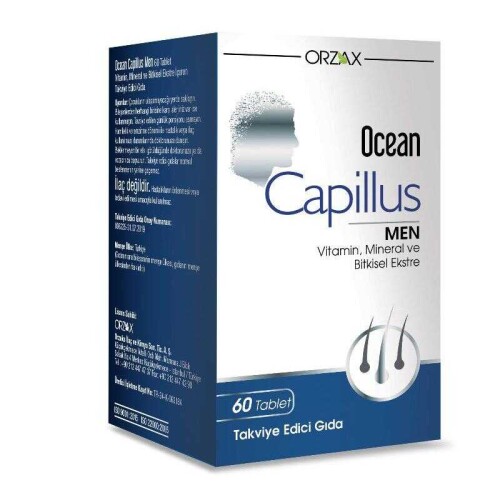 Capillus Men Takviye Edici Gıda 60 Tablet - Orzax