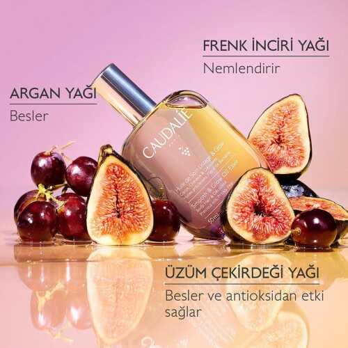 Caudalie Huile de Soin Pürüzsüzleştirici & Işıltı Verici Elixir Yağ 50 ml - 2