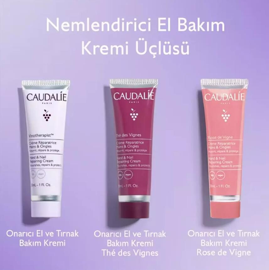 Caudalie Nemlendirici El ve Tırnak Bakım Üçlü Set - 3