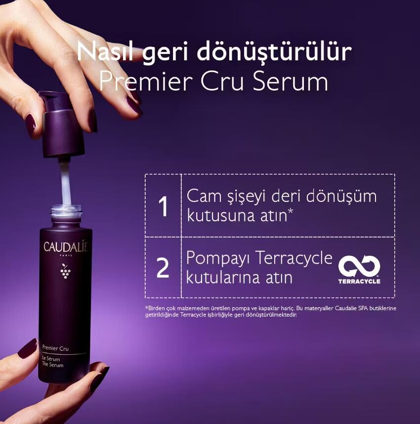 Caudalie Premier Cru Kırışıklık Karşıtı Yaşlanma Karşıtı Vegan Serum 30ml - 7