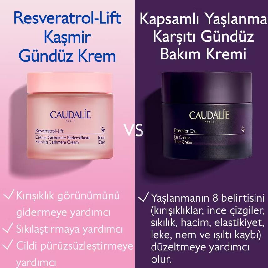 Caudalie Resveratrol Lift Sıkılaştırıcı Kaşmir Krem 50 ml - 7
