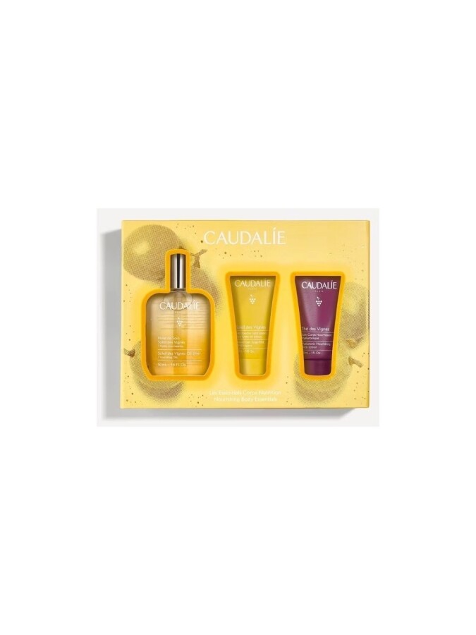 Caudalie Soleil des Vignes Elixir Yağ 50ml + Duş Jeli 30ml + Vücut Losyonu 30ml - 1