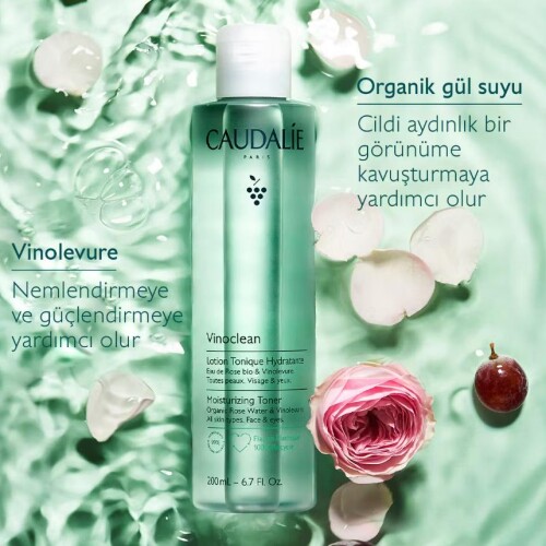 Caudalie Vinoclean Nemlendirici Tonik 100 ml - 3