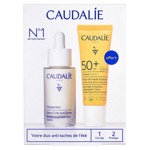 Caudalie Vinoperfect Serum ve Güneş Bakım Seti - Caudalie