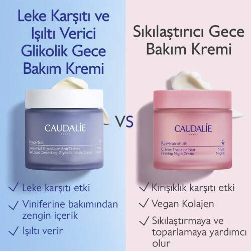 Caudalie Yedek Kapsül Vinoperfect Glikolik Gece Kremi 50 ml - 3
