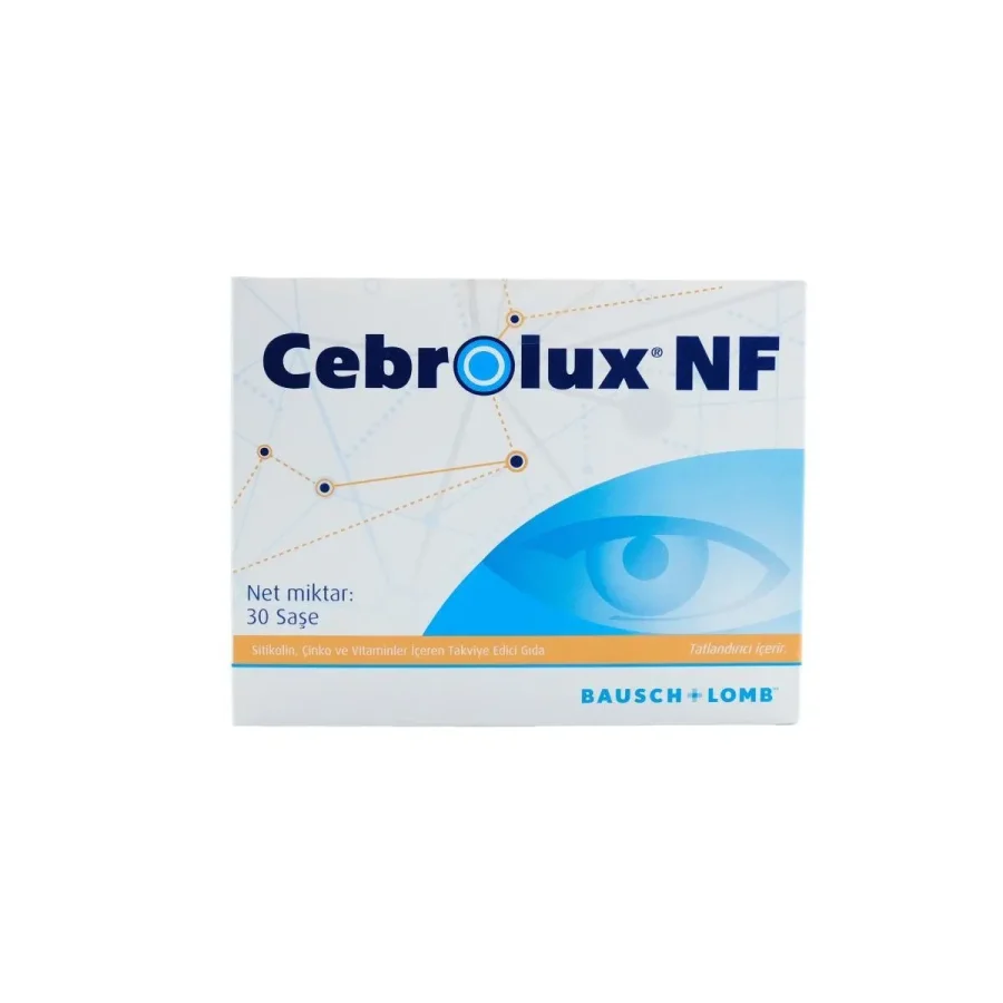 Cebrolux NF Sitikolin, Çinko Ve Vitaminler İçeren Takviye Edici Gıda 30 Saşe - 1