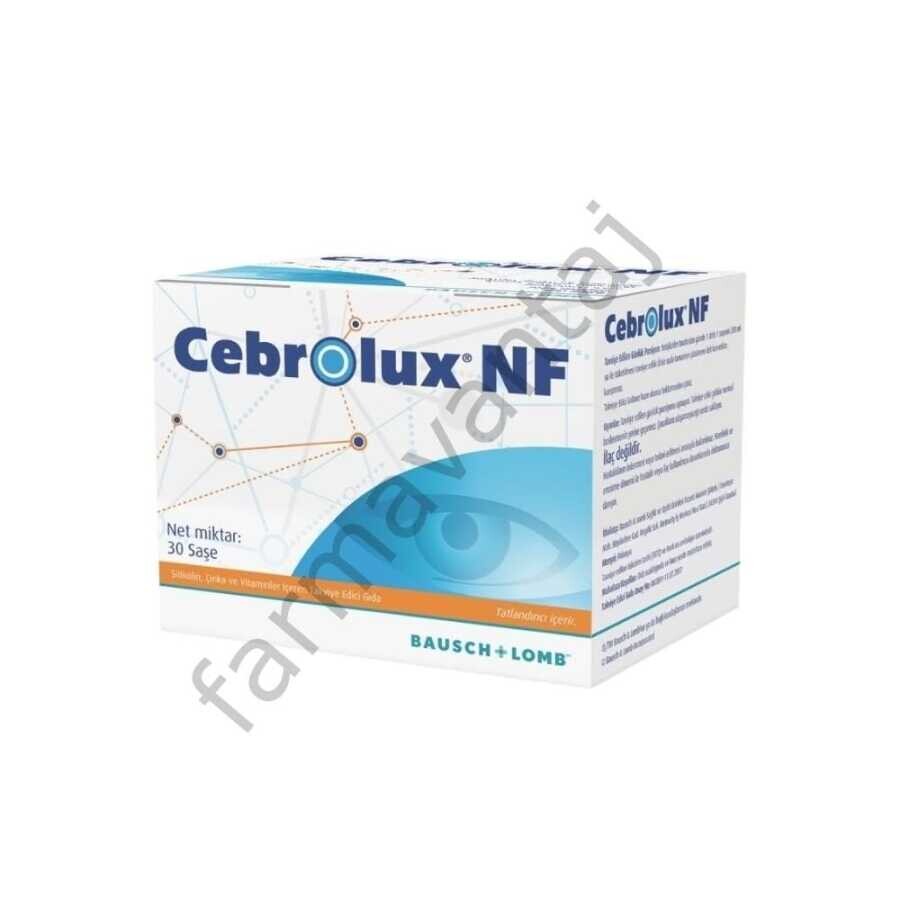 Cebrolux NF Sitikolin, Çinko Ve Vitaminler İçeren Takviye Edici Gıda 30 Saşe - 1