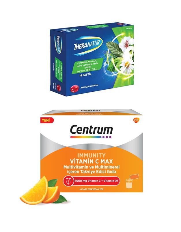 Centrum İmmunity Cmax 14 Saşe - Theranatur Pastil Hediyeli - 1