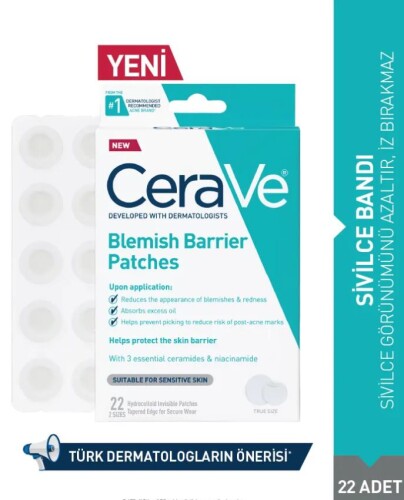 CeraVe Blemish Barrier Sivilce Patch Bandı - CeraVe