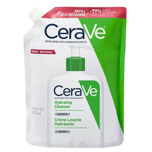 CeraVe Normal Ve Kuru Ciltler İçin Nemlendiren Temizleyici 473 ml - Refill - CeraVe