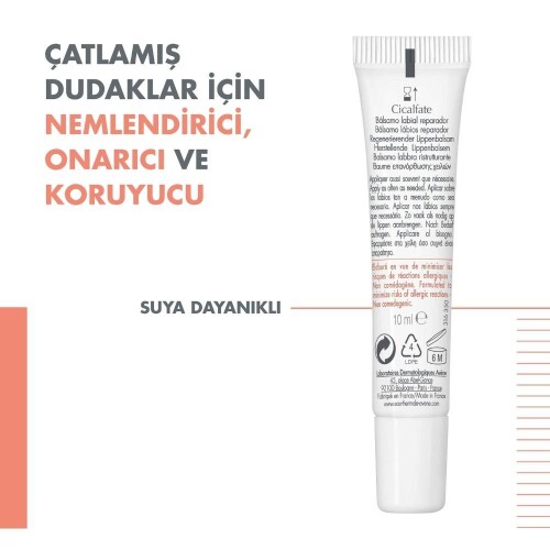 Avene Cicalfate Levres Çatlamış Hasar Görmüş Dudaklar İçin Onarıcı Balsam 10ml - 2