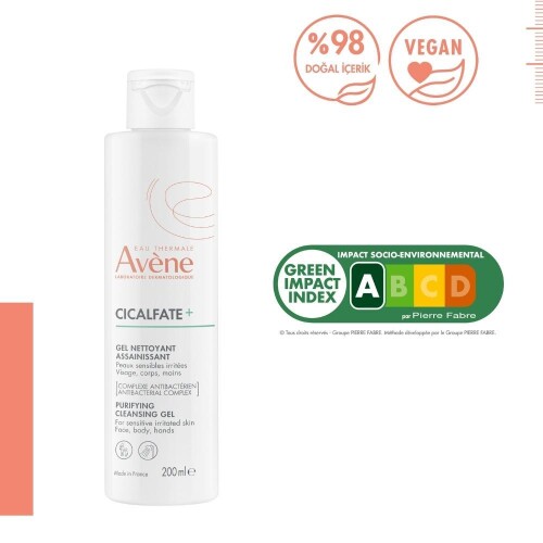 Avene Cicalfate+ Purifying Cleansing Gel Arındırıcı Temizleme Jeli 200ml - 5