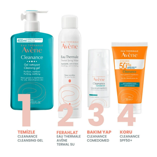 Avene Cleanance Karma ve Yağlı Ciltler İçin Temizleme Jeli 400 ml - 5