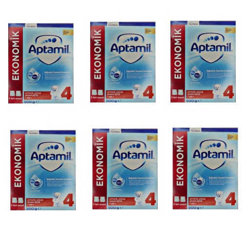 Çocuk Devam Sütü 4 Numara 1 yaş+ 6'lı Paket 900 GR - Aptamil