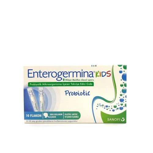 Çocuklar için Takviye Edici Gıda 50ml ( 5ml x 10 flakon ) - Enterogermina