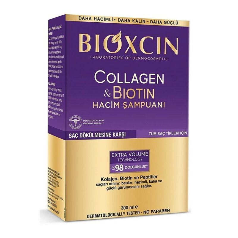 Bioxcin Collagen Biotin & Hacim Şampuanı Saç Dökülmesine Karşı 300 ML - 1