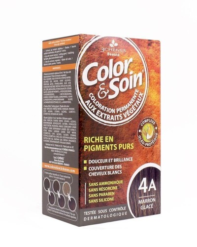 Color and Soin Saç Boyası 4A Marron Glace - Color Soin