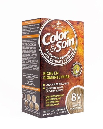 Color Soin Saç Boyası 8V Veneziano Sarısı - Color Soin