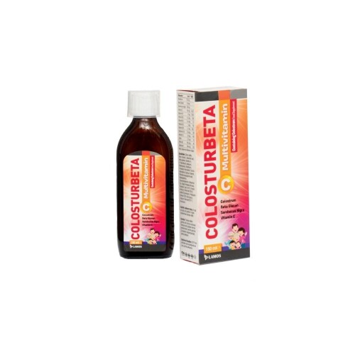 ColosturBeta Kolostrum, Multi Vitamin ve Multi Mineral İçeren Takviye Edici Gıda 150 ml - Lamos