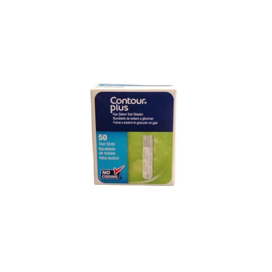Contour Plus 50'li 1 Paket Şeker Ölçüm Stribi - 1